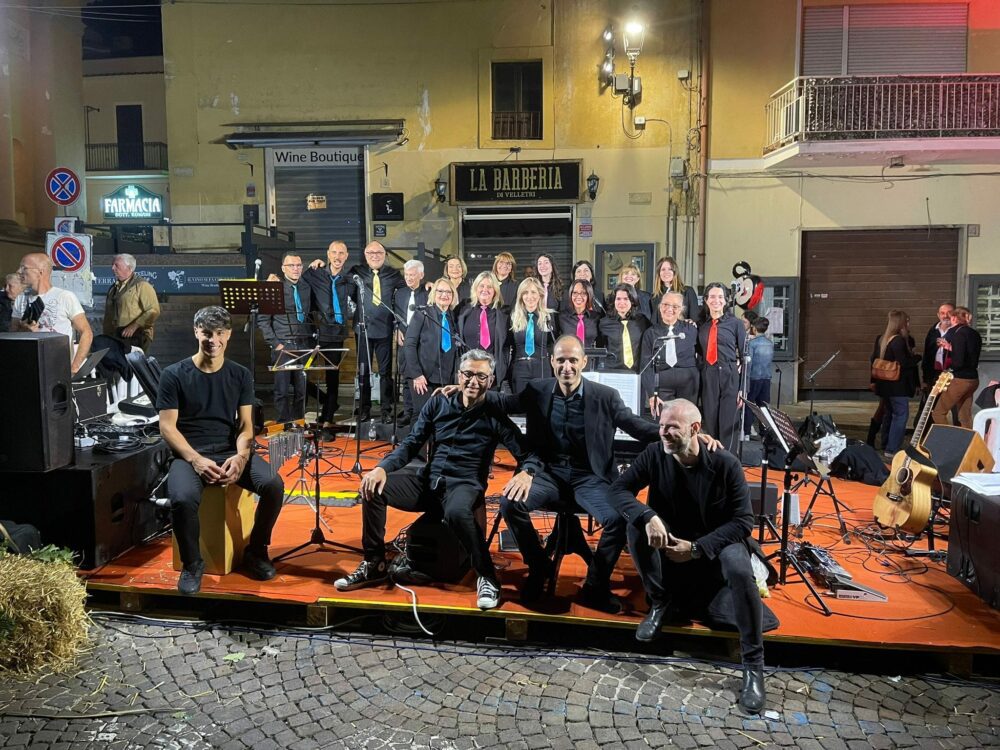 Post concerto alla Festa dell'Uva