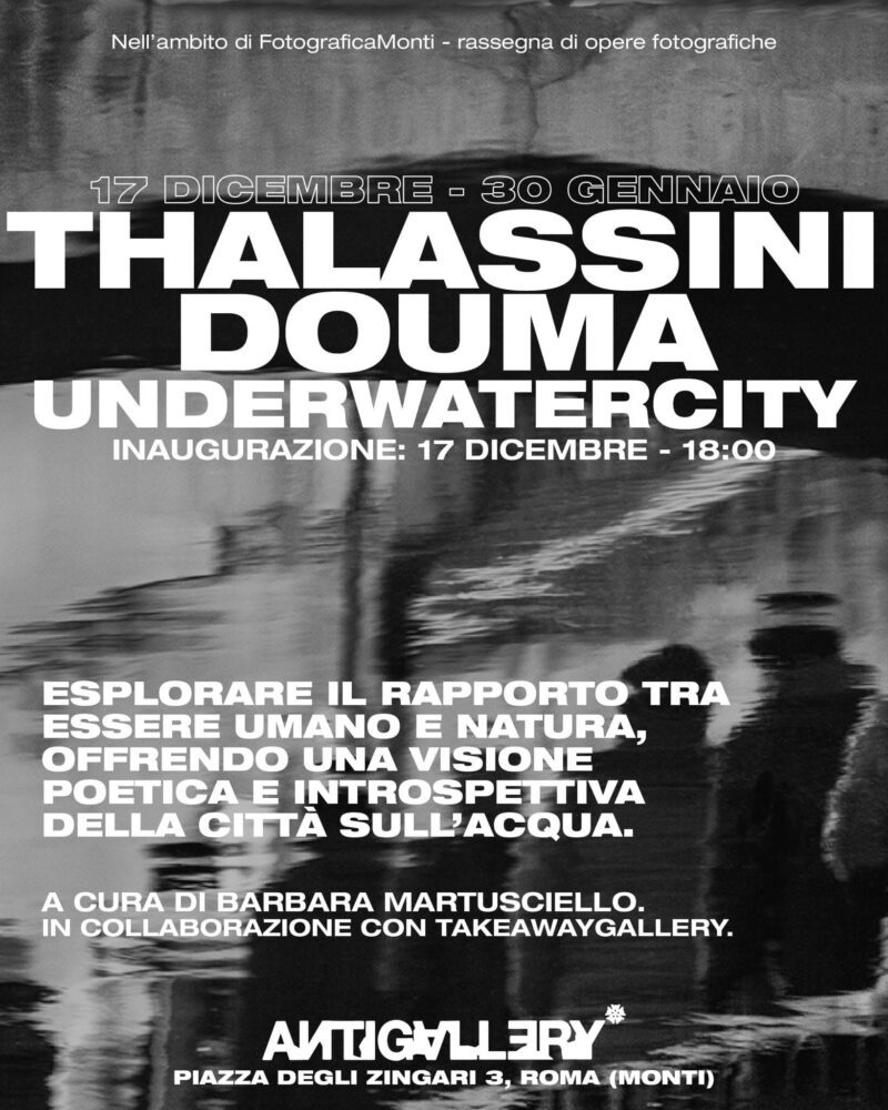 Inaugurato UnderWaterCity: Gli scatti inediti di Thalassini Douma a Roma